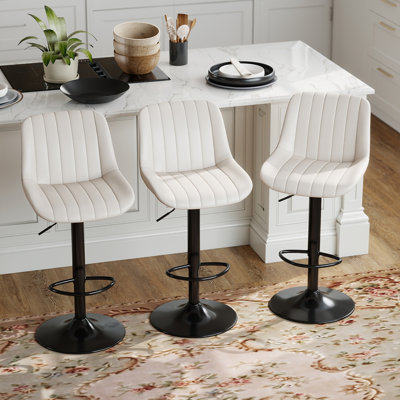 Moniq Swivel Adjustable Height Bar Stool
