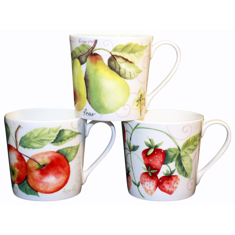 Piqua Farm Fruits Mug Set