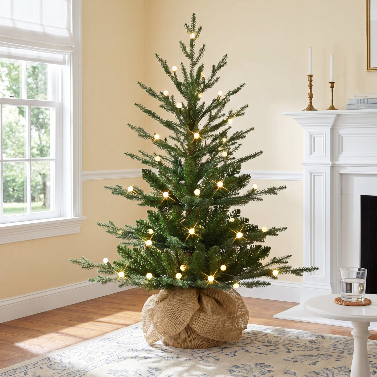 2.2' Pre-Lit Christmas Tree