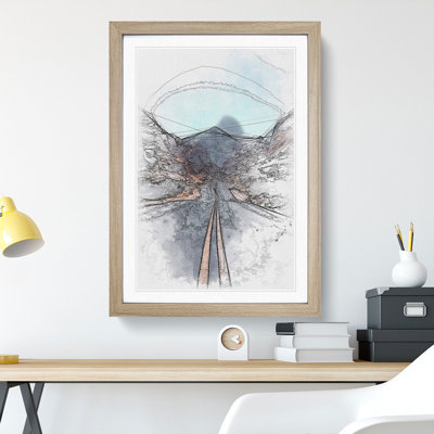 Road To The Valley Of Fire - Single Picture Frame Painting on MDF