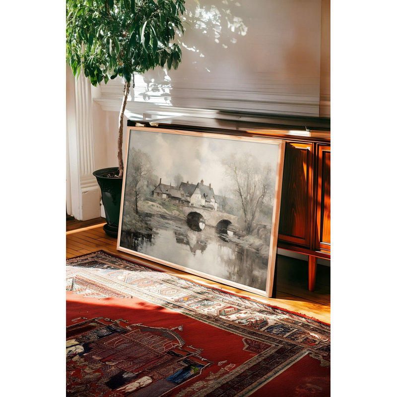 Peinture décorative encadrée
