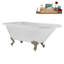 Baignoire sur pattes 62 ", plateau, bonde, pattes 62" Streamline-101628983-102218226