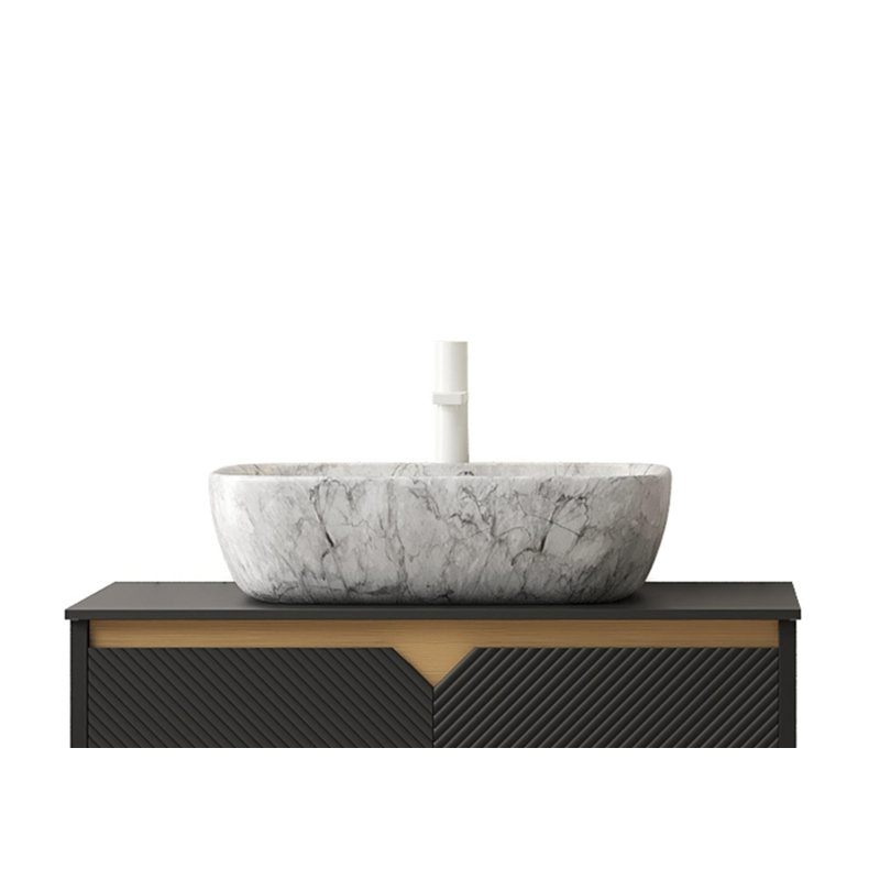 Lavabo vasque rectangulaire en céramique