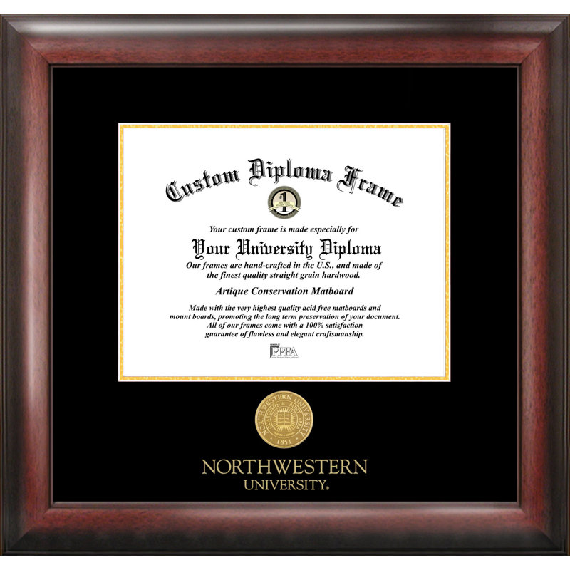 Cadre de diplôme NCAA Gold, Université Northwestern