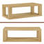Table basse rectangulaire à 2 niveaux en MDF Modern Design