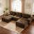 Brown -3Seat+2Ottman est en rupture de stock