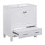 Meuble-lavabo avec lavabo simple, 2 portes à fermeture douce et 1 tiroir-1823839027