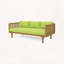Lit de jour en bois d'acacia avec lambris classique-1071995205