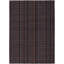 Orlando Wool Striped Area Rug in Brown/Black-1271720238
