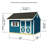 Northwood 10 ft. W x 14 ft. D Solid Wood Storage Shed