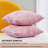 Deconov Ribbed Corduroy Square Throw Pillow Covers (Set of 2)-505464033-505464050