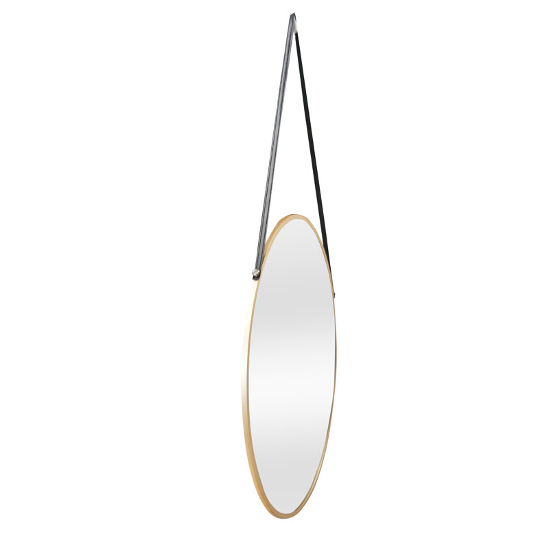 Aurin Round Mirror, Gold
