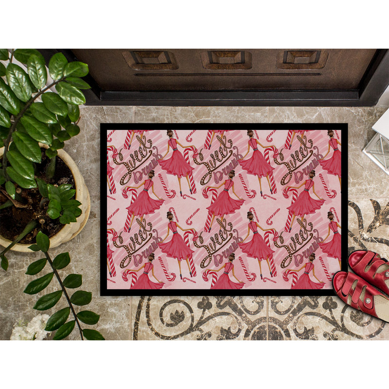 Galore doux 36 po x 24 po tapis de porte extérieur antidérapant, Rectangulaire : 18 po x 27 po
