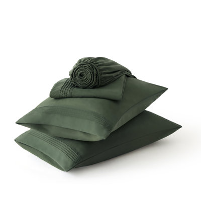 Essential Bedsure Deep Pocket Sheets Set- Fits Mattresses Up to 21 Inches Thick Moisture Wicking, Soft & Cooling Bedsheet & Pillowcases, Easy & Secure Fit