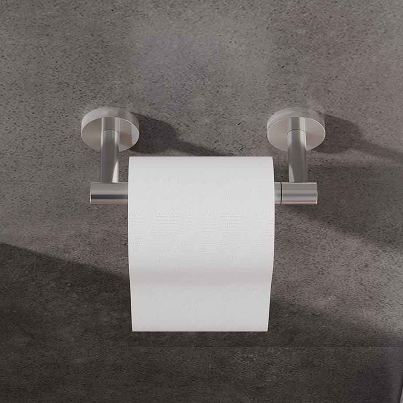 Porte-papier hygiénique mural pivotant, gris
