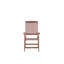 Foldable Outdoor Patio Dining Side Chair with Cushion-1400510890