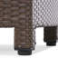 Table minimaliste avec texture, l 17,82 po x P H, brun, sans surface d'assemblage,-1395498115