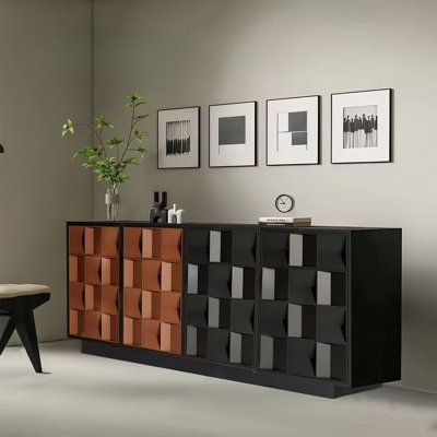 Nordic painted multi-functional dining cabinet