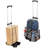 Mount-It! Luggage Cart with Wheels Foldable, Strong, Compact Luggage Cart Holds 77 Pounds