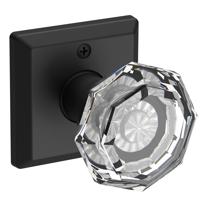 Crystal Door Knob with Baldwin Reserve Rosette