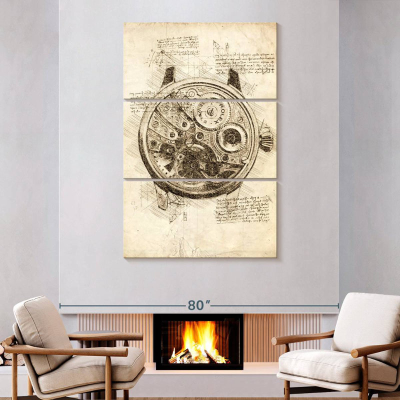 Old Rolex Inside, 74" H x 48" W