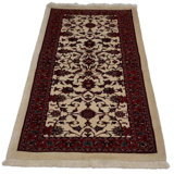 Hand Woven Cotton and Wool Oriental Area Rug