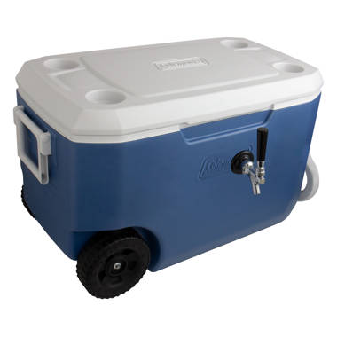 Jockey Box Cooler - Two Faucet with (2) 70' Stainless Steel Coils