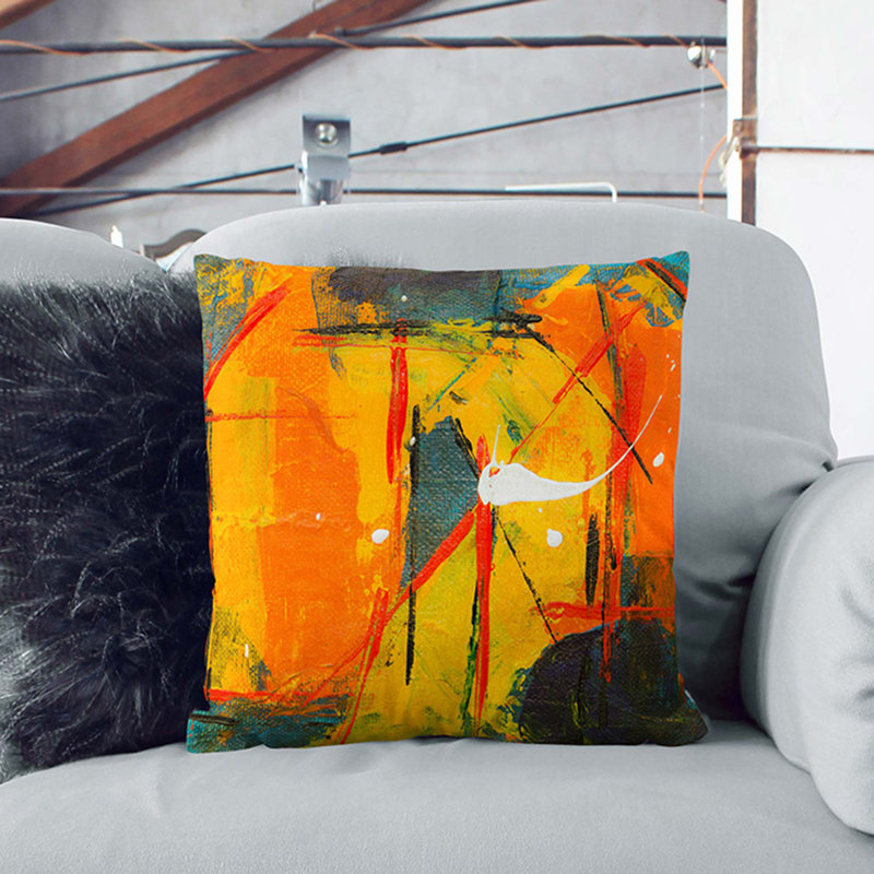 Square Cushion, 55 x 55 cm, White
