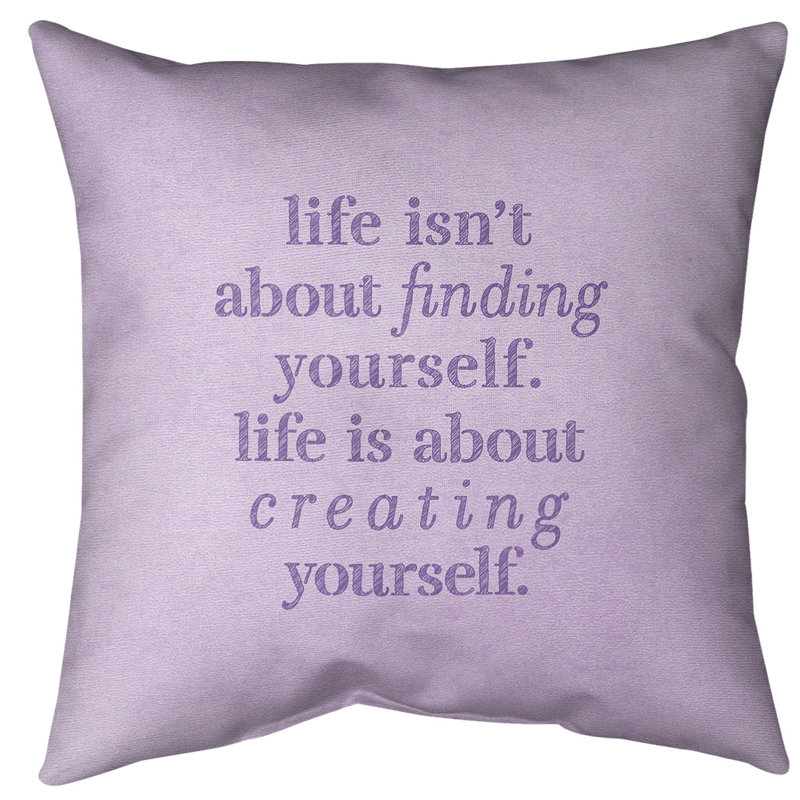 Coussin de sol, 28 po x 28 po, Mauve
