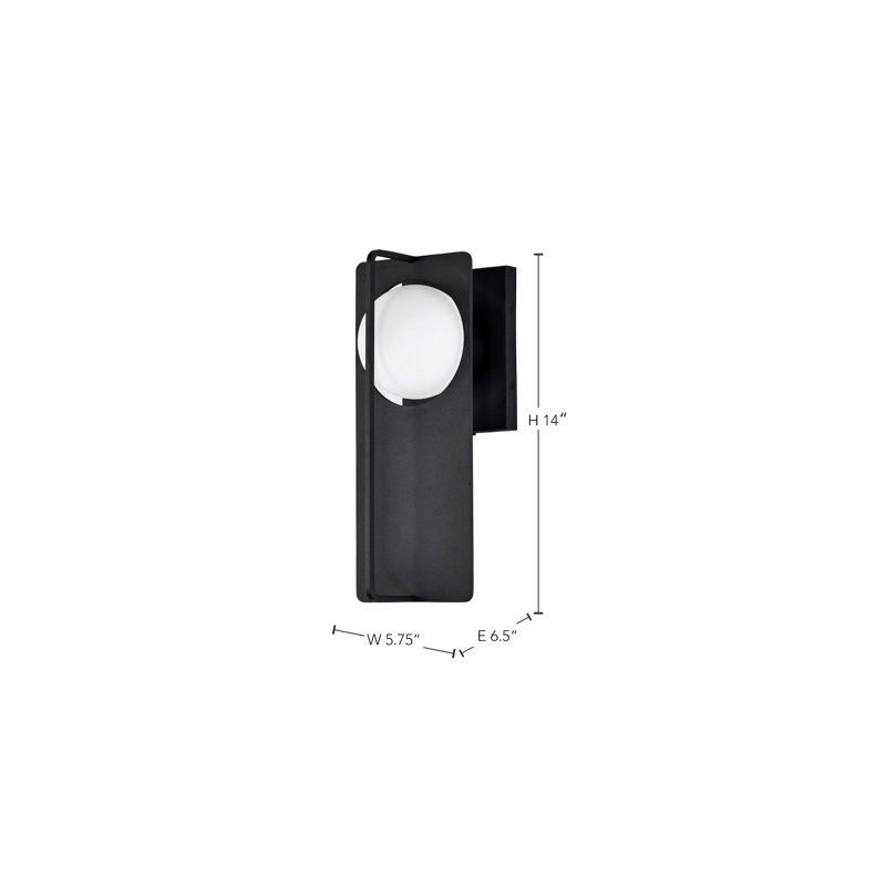 Awendela LED Wall Light, 14" x 5.75" x 6.5"