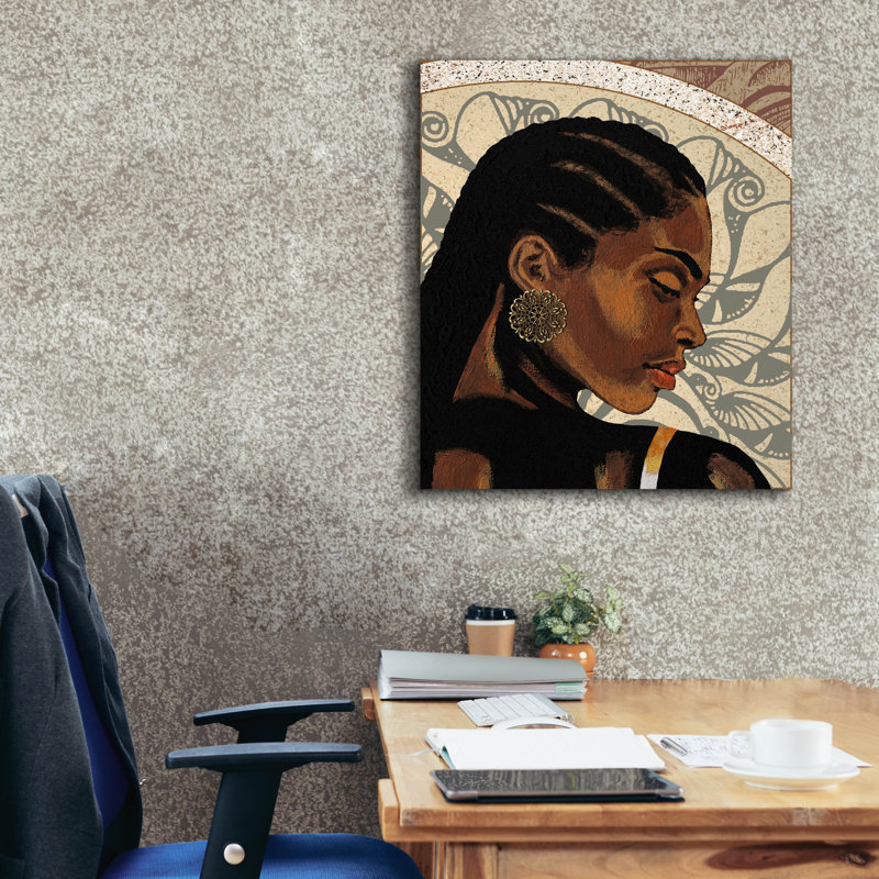 «Epic Graffiti» «Expressions 2» par Alonzo Saunders, art mural sur toile, 26 po x 30 po, H 30 po x l 26 po