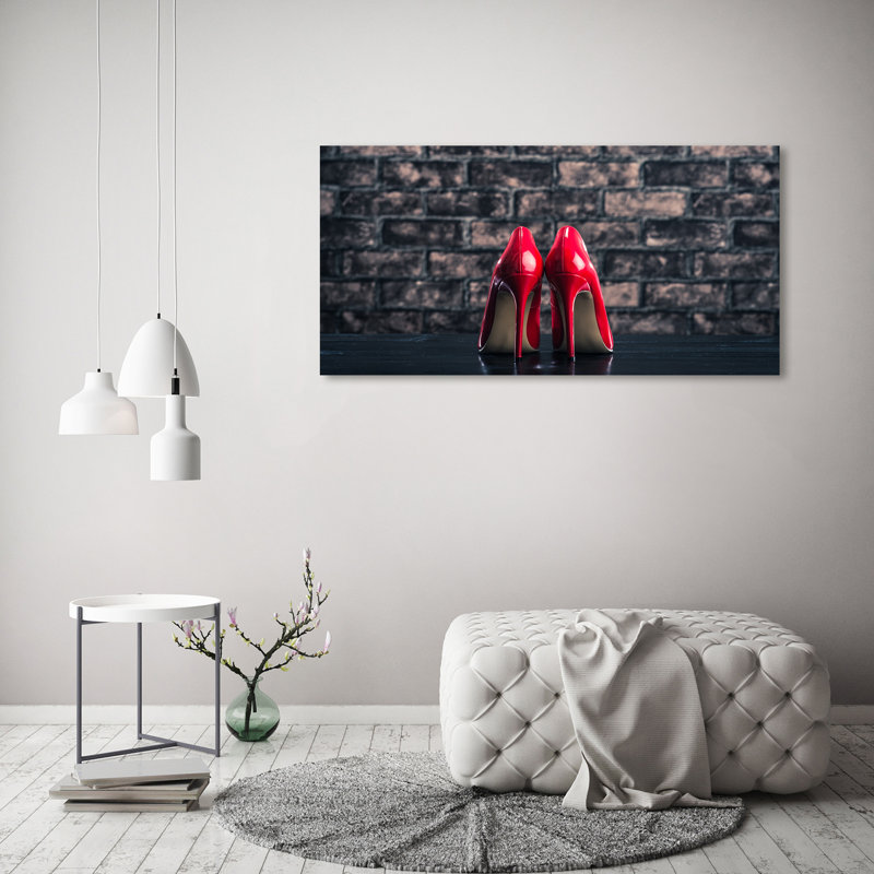 Red Heels - No Frame Print on Canvas