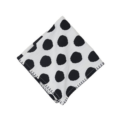Serviette en coton Sugs Dot Onyx