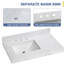 Meuble-lavabo simple 36 po avec plateau Brionie