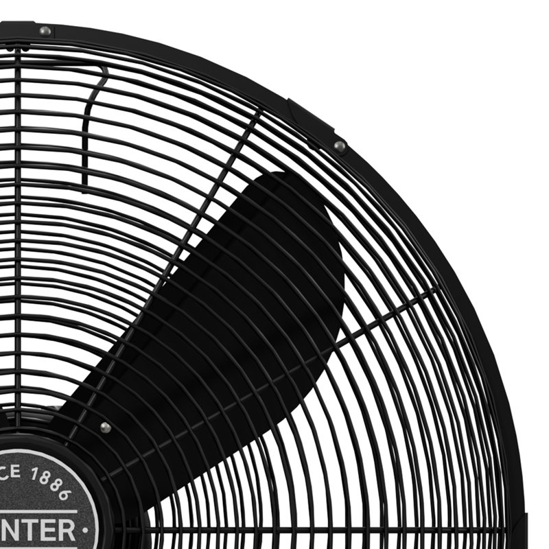 47" Oscillating Pedestal Fan, Matte Black