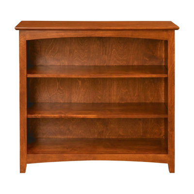 Malani 36" H Solid Wood Classic Bookcase