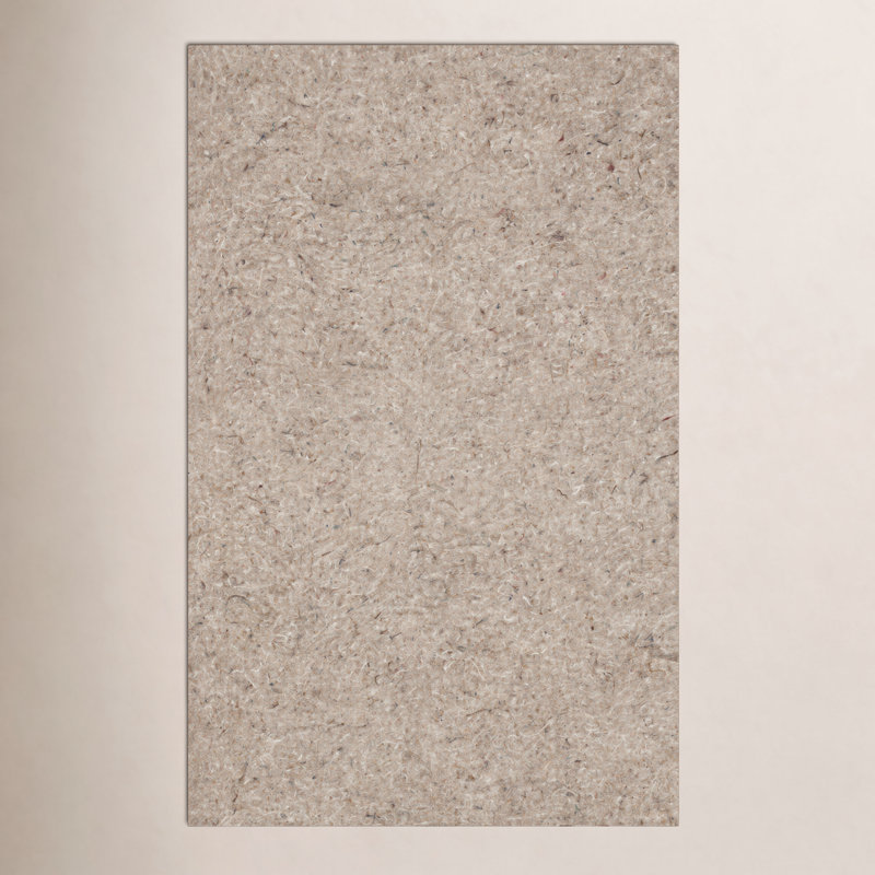 Sous-tapis en polyester 1/2 po, gris, Rectangle 5 pi x 7 pi