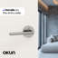 Brio Privacy Door Lever Modern Concealed Design For (Bed & Bath) – Sleek Minimalist Style in Brushed Nickel-114645652