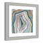 Agate moderne bleu sarcelle - peinture encadrée-60347030-60347040