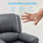 35" Wide Faux Breathable Leather Manual Upholstered Recliner Chair-161595313