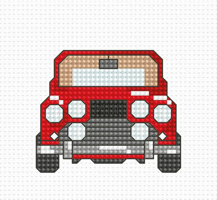 Kit de point de croix « Car Counted » de Luca-S B024L