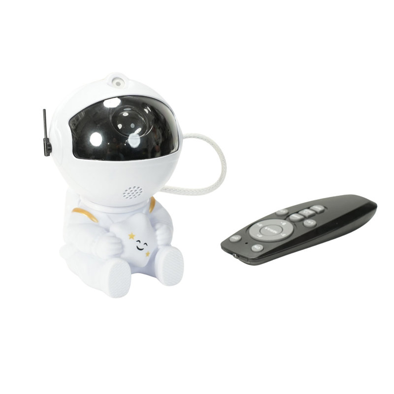 Plymouth Nebula Astronaut Spaceman Projector Remote Control Desk Table Night Light