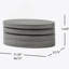 TABLE BASSE MODERNE ROTATIF - Noir mat