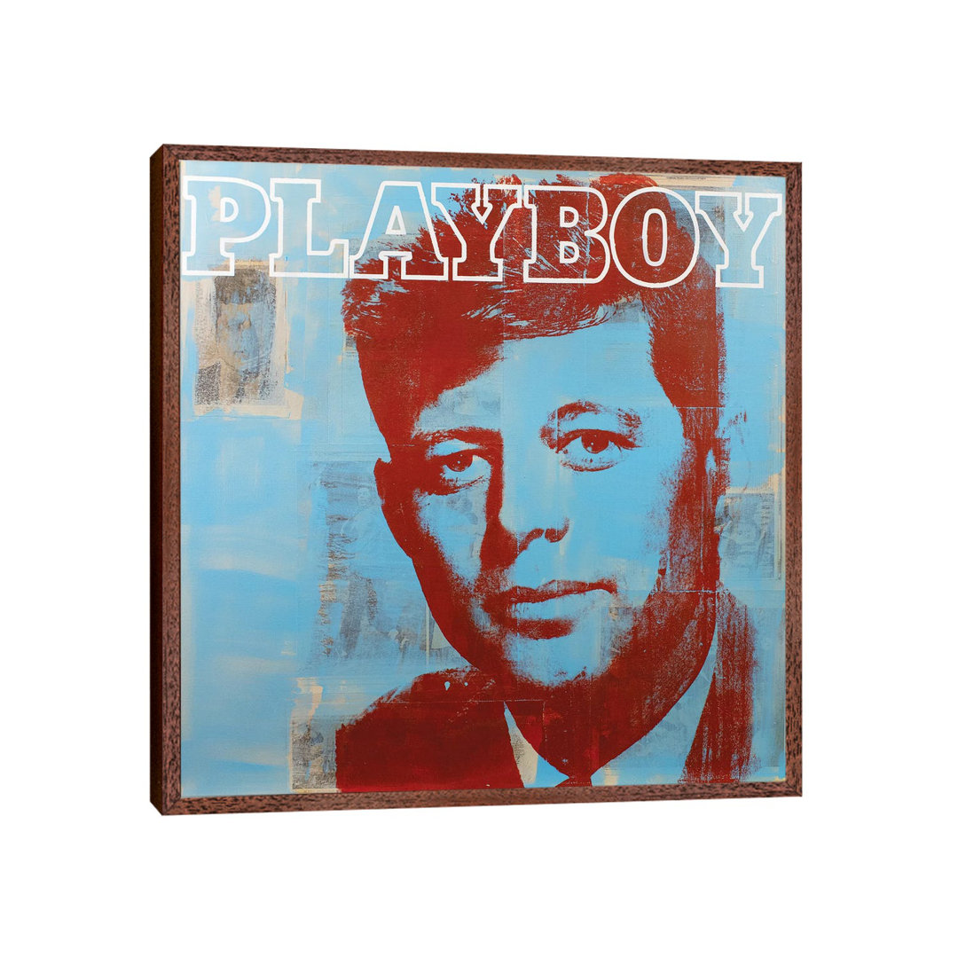 JFK I - Graphic Art Print on Canvas