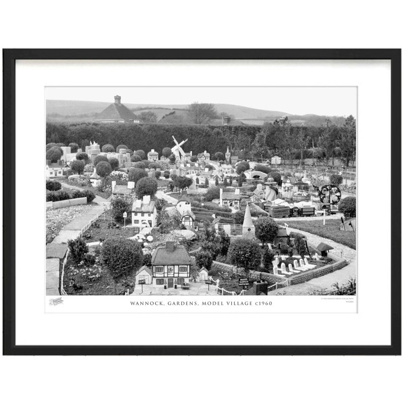 Wannock, Gardens, Model Village C1960 by Francis Frith - Single Picture Frame Print, 45cm H x 60cm W x 2.3cm D