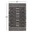 Tapis noir / gris clair lavable à la machine Phoebe-507615859