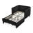 77.5" Upholstered Daybed With 2 Storage Drawers, Upholstered Platform Bed Frame, Adjustable Velvet Sofa Bed-933092790-933092791