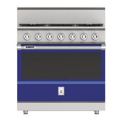 36" 5.8 cu. ft. Freestanding Dual Fuel