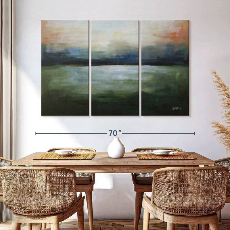 Avery Abstract Lake James, 42" H x 65" W