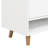 Contemporary Storage Cabinet with 3 Adjustable Partitions & 6 Solid Wood Legs-176082011